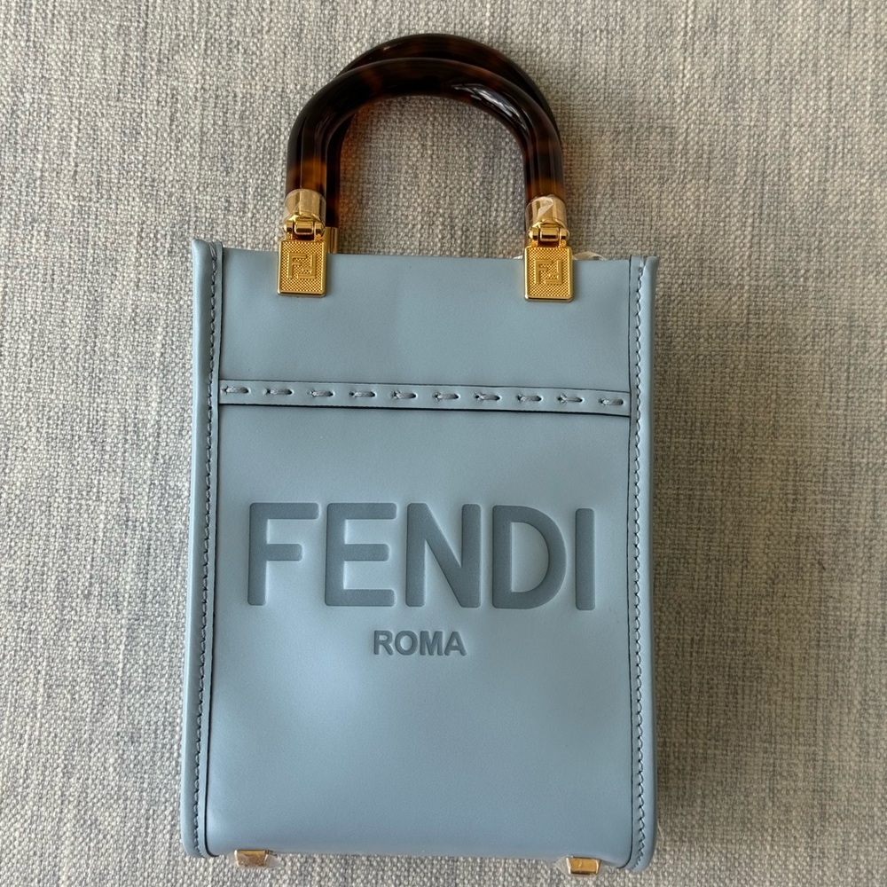 NWT Fendi mini sunshine shopper crossbody bag
